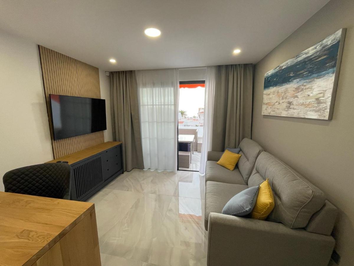Luxury Diamond - Ocean View, Big Terraces, Air Con, Wifi Leilighet Los Cristianos  Eksteriør bilde