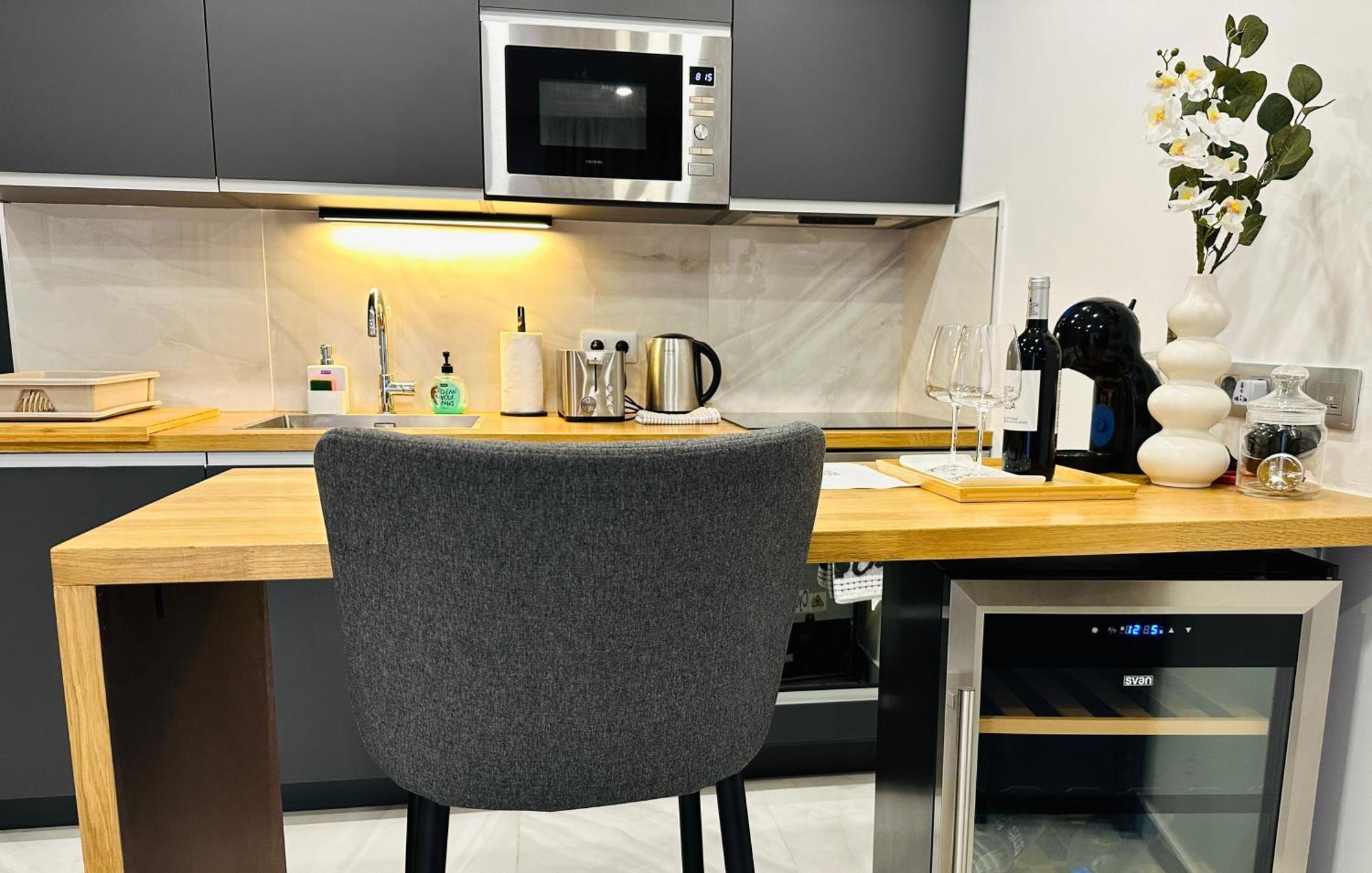 Luxury Diamond - Ocean View, Big Terraces, Air Con, Wifi Leilighet Los Cristianos  Eksteriør bilde