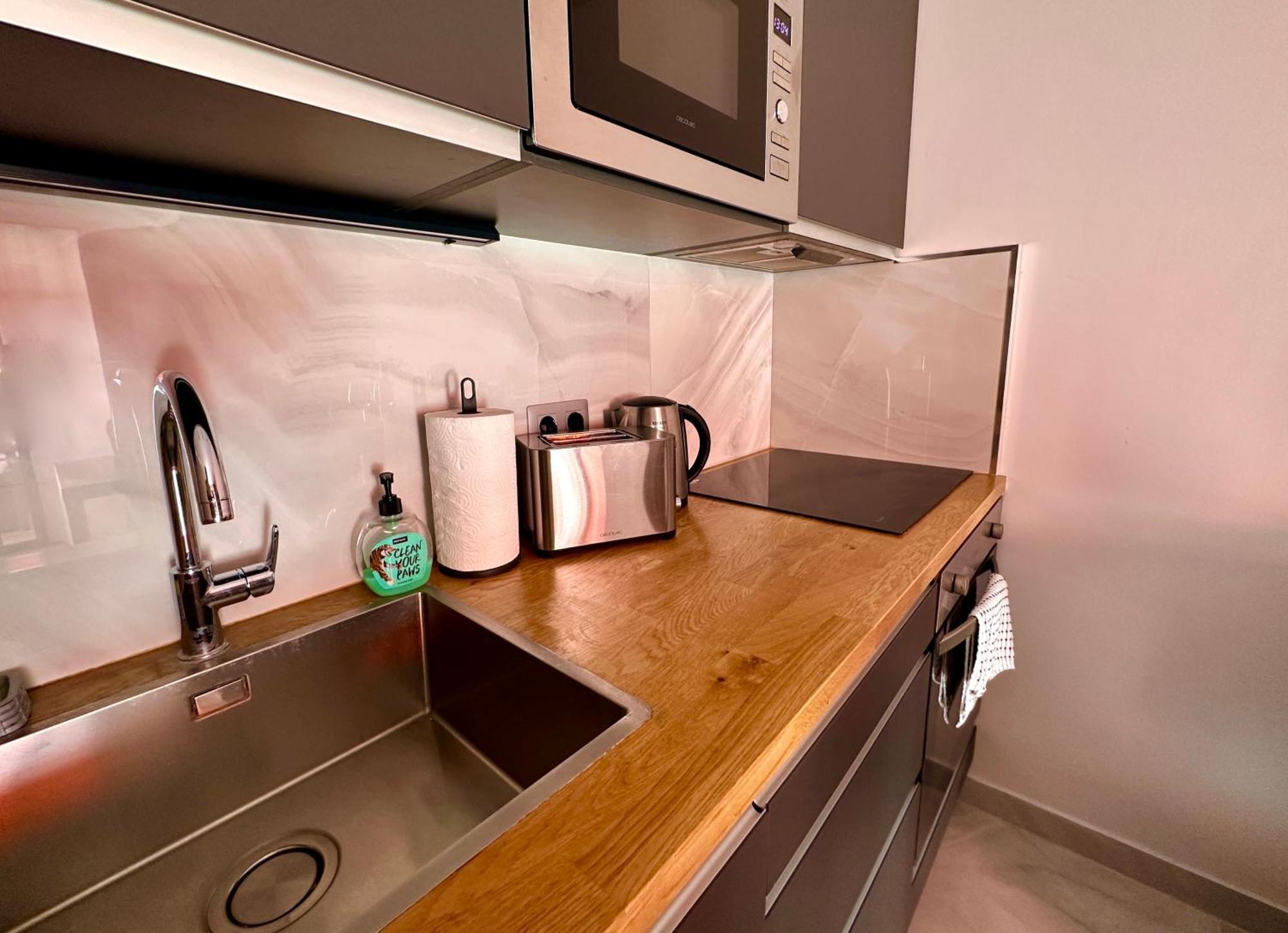 Luxury Diamond - Ocean View, Big Terraces, Air Con, Wifi Leilighet Los Cristianos  Eksteriør bilde