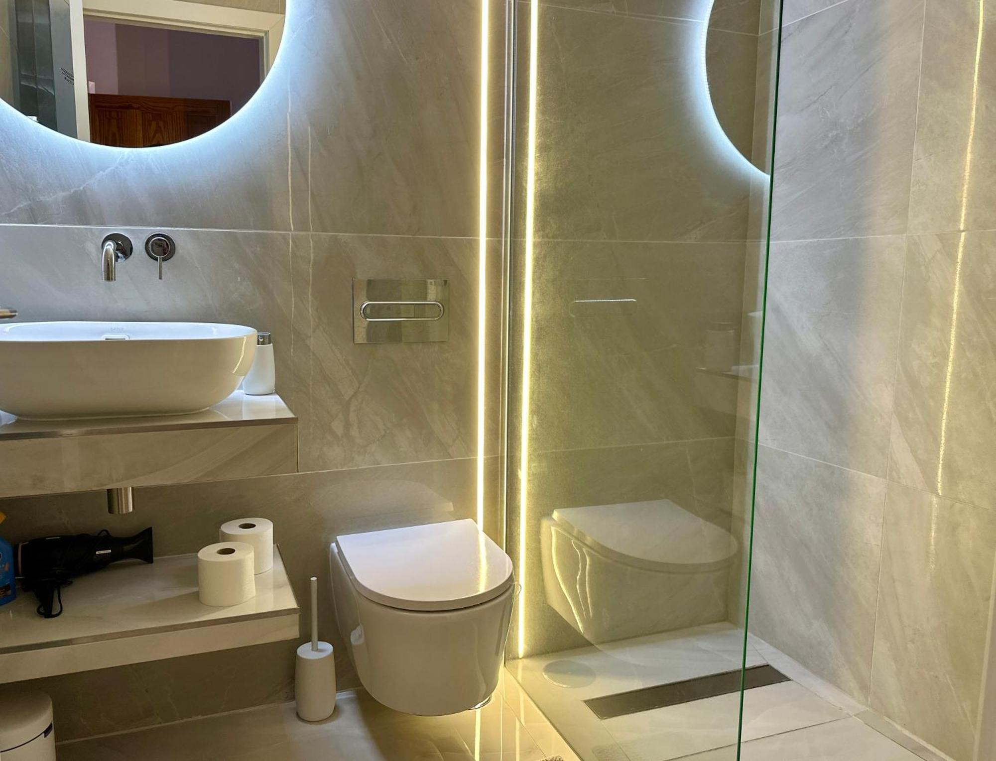 Luxury Diamond - Ocean View, Big Terraces, Air Con, Wifi Leilighet Los Cristianos  Eksteriør bilde